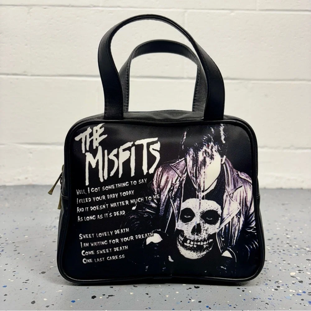 Vintage Y2K The Misfits Last Caress Mini Bowling Bag Purse Danzig Crimson Ghost